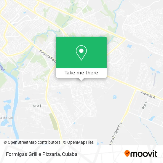 Formigas Grill e Pizzaria map
