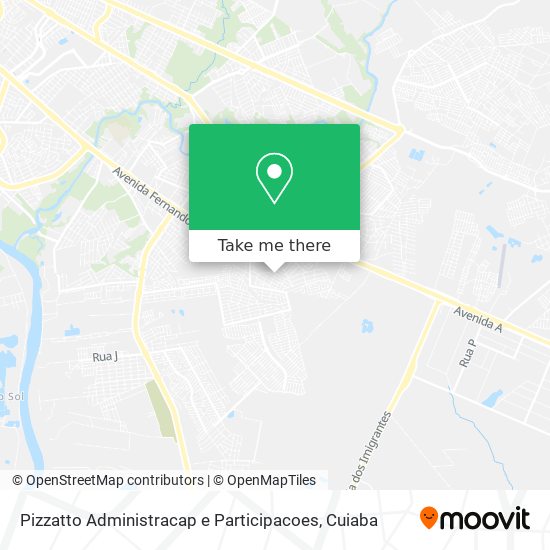 Pizzatto Administracap e Participacoes map