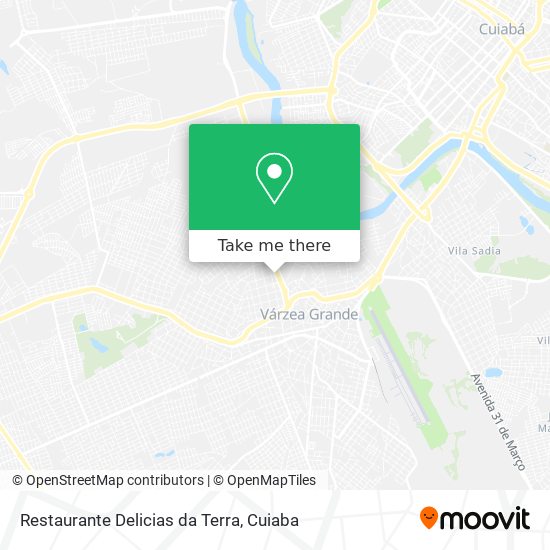 Restaurante Delicias da Terra map