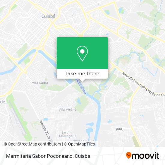 Marmitaria Sabor Poconeano map