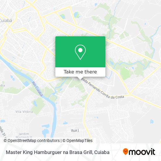 Master King Hamburguer na Brasa Grill map