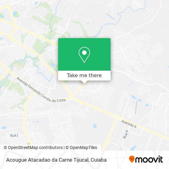 Acougue Atacadao da Carne Tijucal map