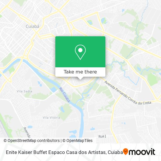 Enite Kaiser Buffet Espaco Casa dos Artistas map