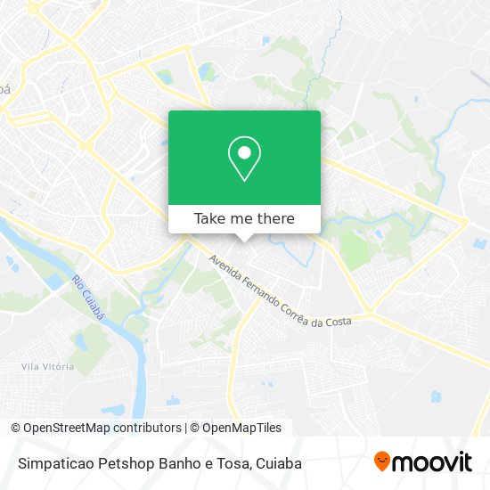 Simpaticao Petshop Banho e Tosa map