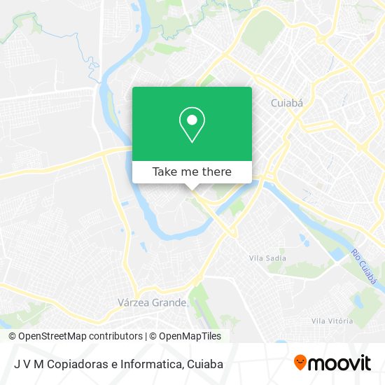 J V M Copiadoras e Informatica map