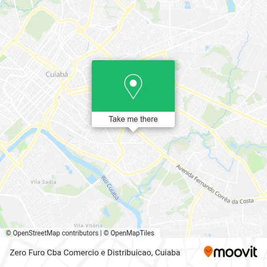 Zero Furo Cba Comercio e Distribuicao map