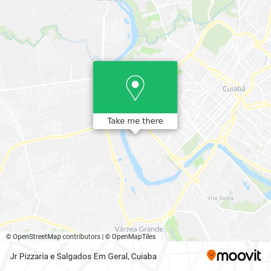 Jr Pizzaria e Salgados Em Geral map