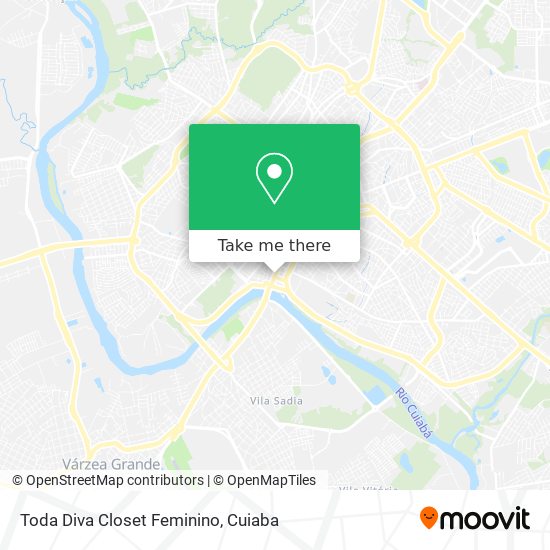 Toda Diva Closet Feminino map