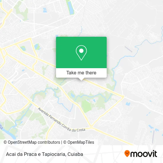 Acai da Praca e Tapiocaria map