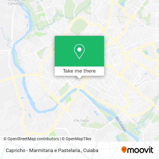 Capricho - Marmitaria e Pastelaria. map