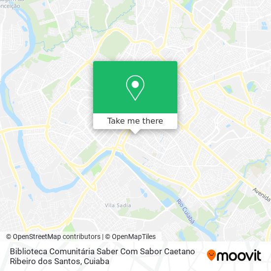 Biblioteca Comunitária Saber Com Sabor Caetano Ribeiro dos Santos map