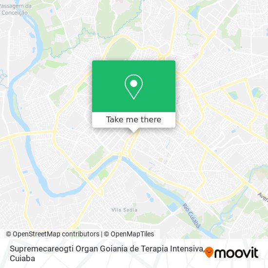 Supremecareogti Organ Goiania de Terapia Intensiva map