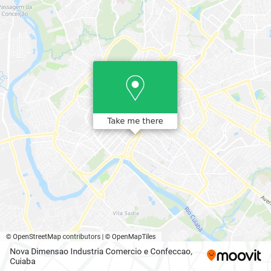 Mapa Nova Dimensao Industria Comercio e Confeccao