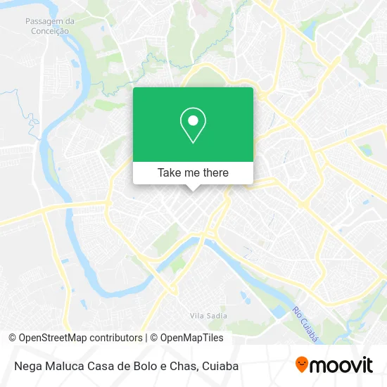 Nega Maluca Casa de Bolo e Chas map
