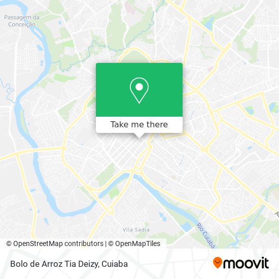 Mapa Bolo de Arroz Tia Deizy