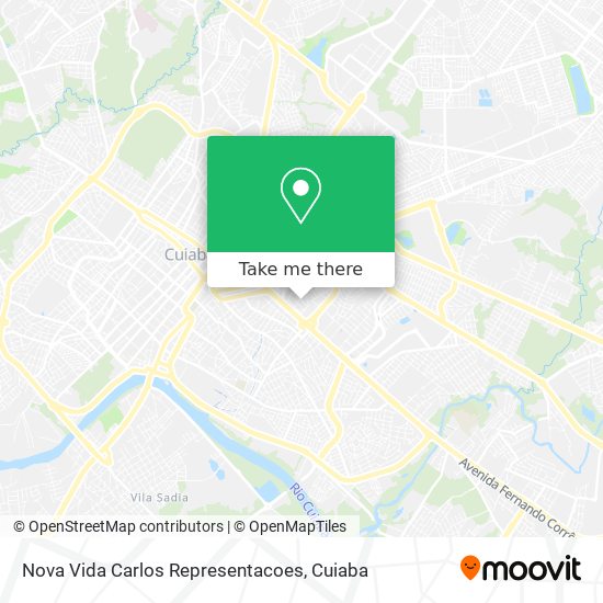 Nova Vida Carlos Representacoes map