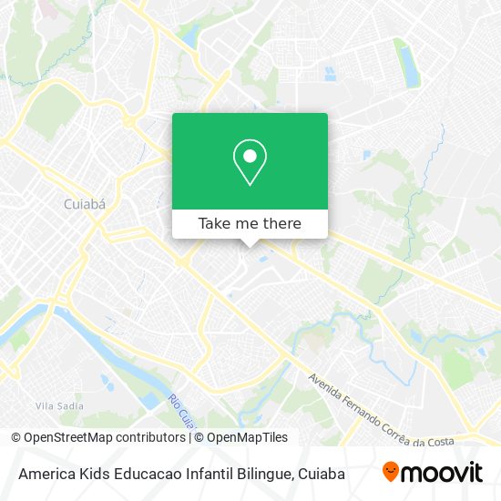 America Kids Educacao Infantil Bilingue map
