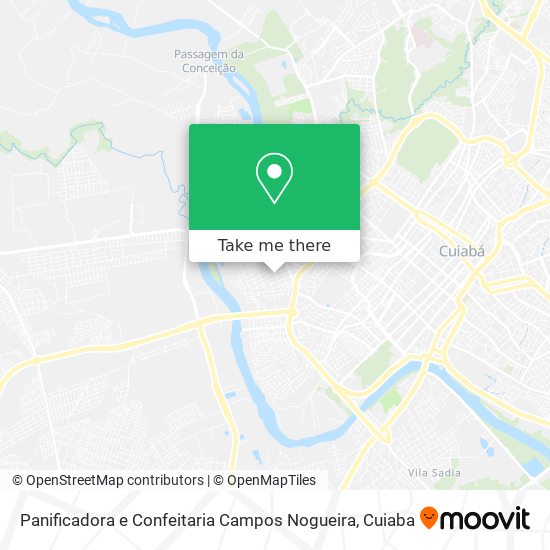 Panificadora e Confeitaria Campos Nogueira map