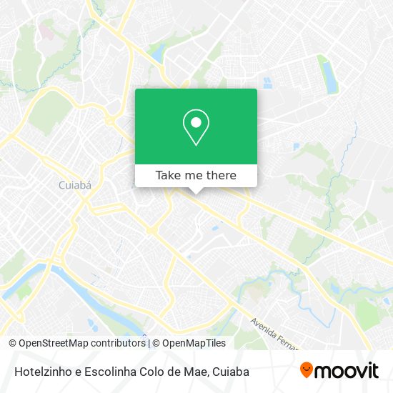 Hotelzinho e Escolinha Colo de Mae map