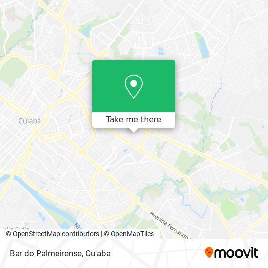 Mapa Bar do Palmeirense