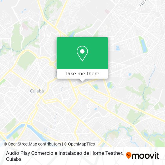 Audio Play Comercio e Instalacao de Home Teather. map