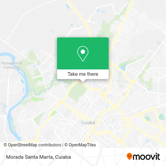 Morada Santa Marta map