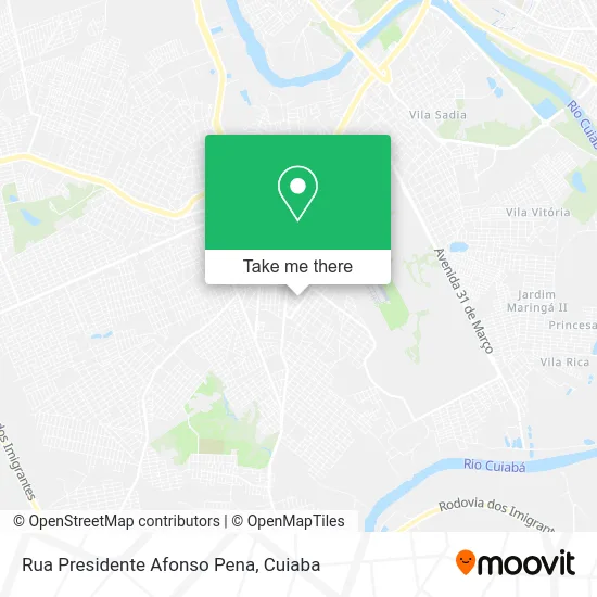 Rua Presidente Afonso Pena map