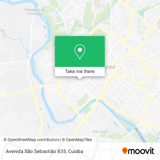 Avenida São Sebastião 835 map