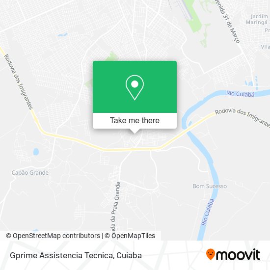 Gprime Assistencia Tecnica map