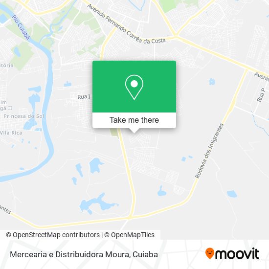 Mercearia e Distribuidora Moura map