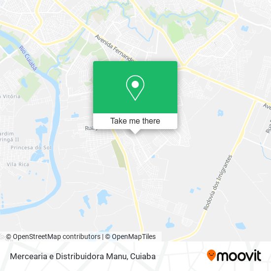 Mercearia e Distribuidora Manu map