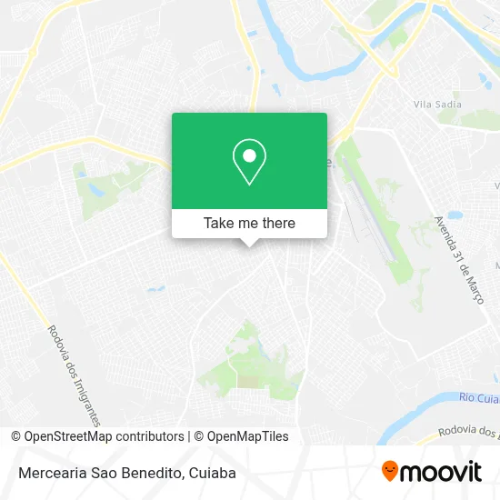 Mercearia Sao Benedito map