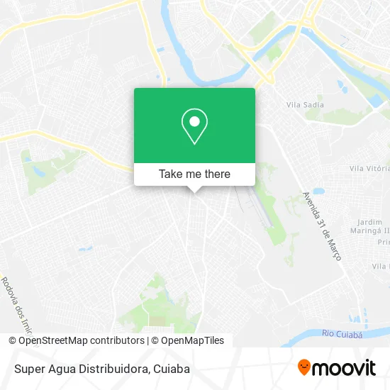 Super Agua Distribuidora map