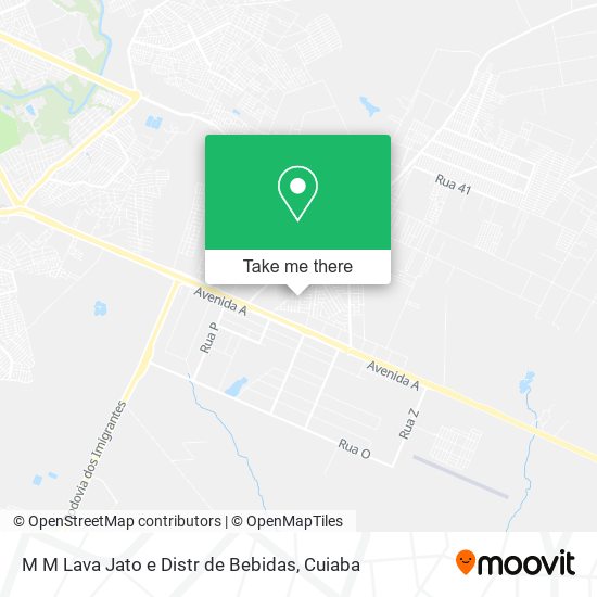 M M Lava Jato e Distr de Bebidas map