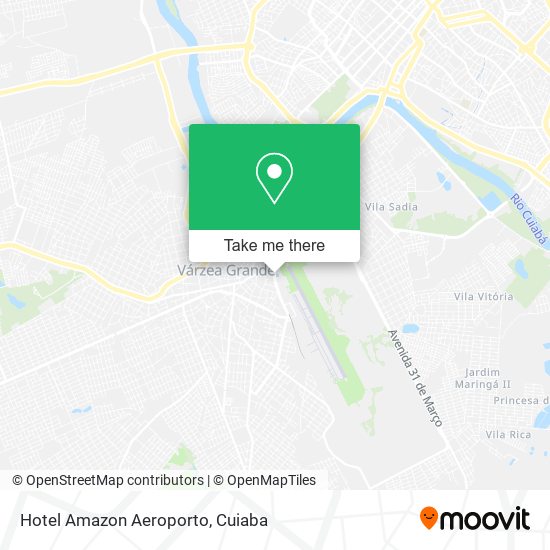 Hotel Amazon Aeroporto map