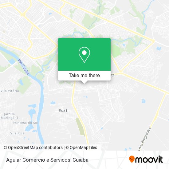 Mapa Aguiar Comercio e Servicos