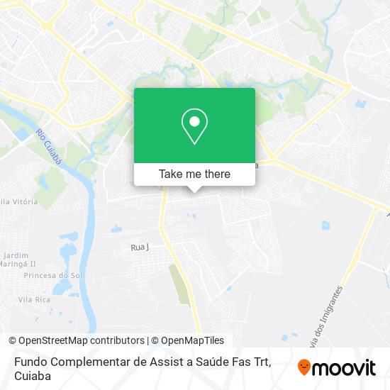 Fundo Complementar de Assist a Saúde Fas Trt map