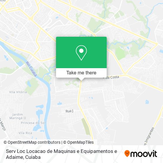 Serv Loc Locacao de Maquinas e Equipamentos e Adaime map