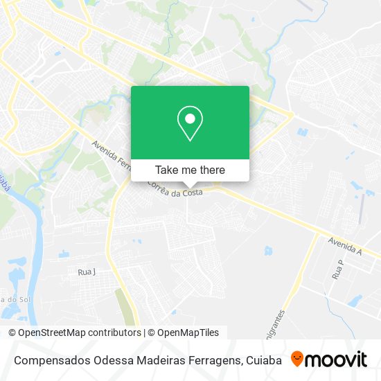 Compensados Odessa Madeiras Ferragens map