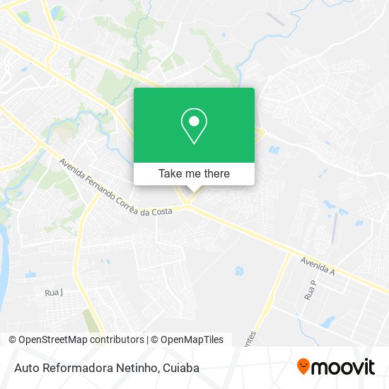 Auto Reformadora Netinho map