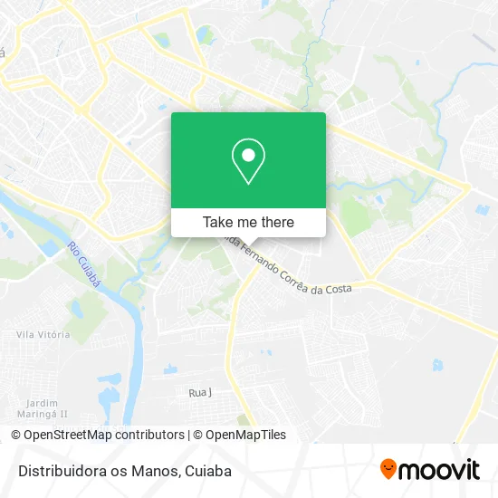 Distribuidora os Manos map