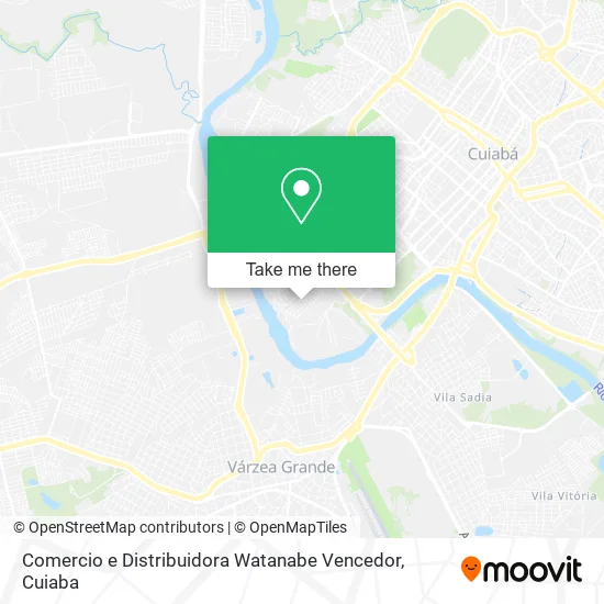Comercio e Distribuidora Watanabe Vencedor map