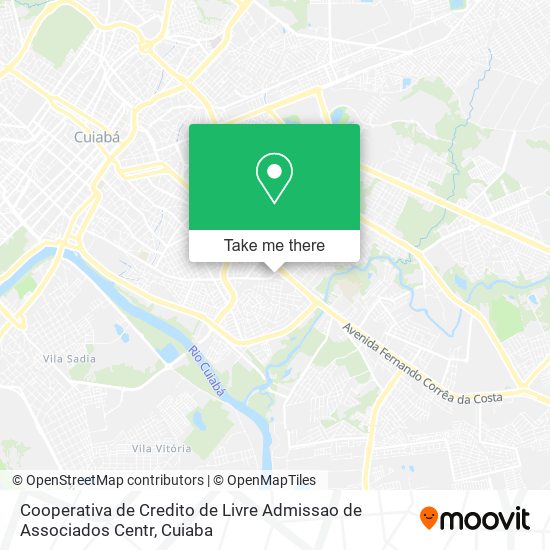 Cooperativa de Credito de Livre Admissao de Associados Centr map