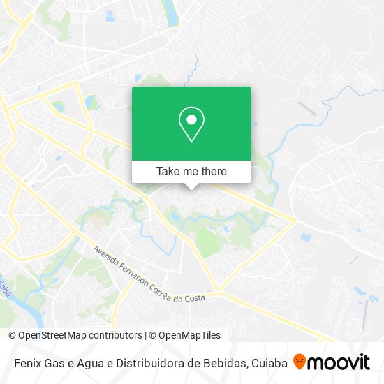 Fenix Gas e Agua e Distribuidora de Bebidas map