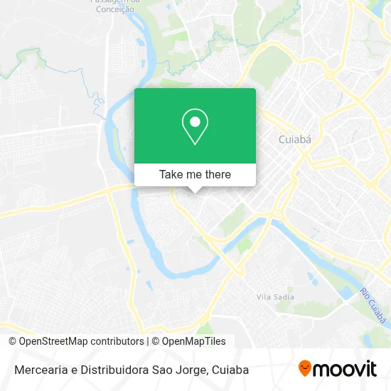 Mercearia e Distribuidora Sao Jorge map