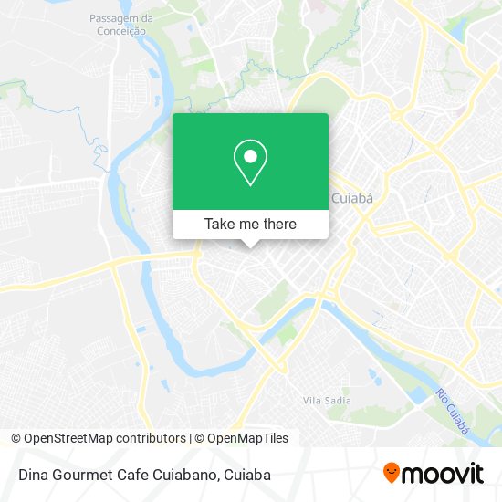 Dina Gourmet Cafe Cuiabano map