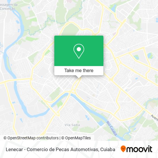 Mapa Lenecar - Comercio de Pecas Automotivas