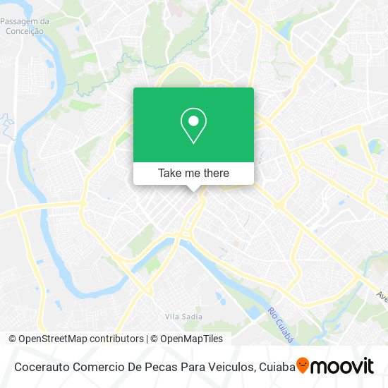 Cocerauto Comercio De Pecas Para Veiculos map