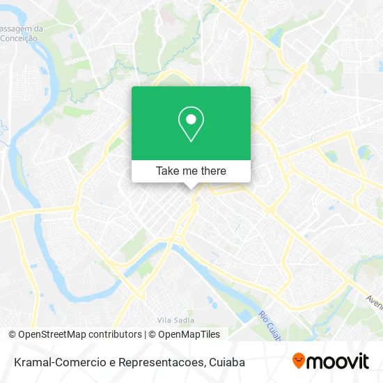 Kramal-Comercio e Representacoes map