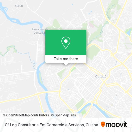 Cf Log Consultoria Em Comercio e Servicos map